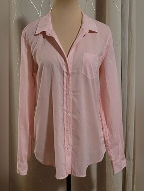 ​Lilly Pulitzer Pastel Soft Pink Anna Maria Lightweight Cotton Top Large